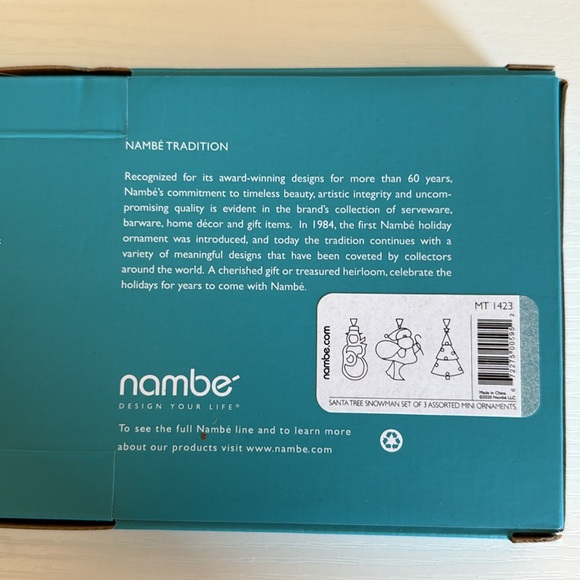 NIB Authentic Nambe Holiday Ornament Set Various - Picture 3 of 4